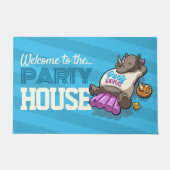 ようこそパーティーハウスサイおもしろいノ漫画 ドアマット (正面)