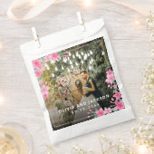 ようこそパーティーピンクフローラゴールデンフレ結婚ーム フェイバーバッグ (クリップ留めされた状態)