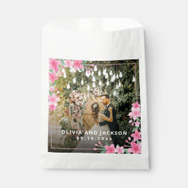 ようこそパーティーピンクフローラゴールデンフレ結婚ーム フェイバーバッグ