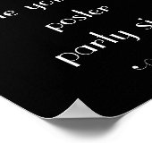 ようこそパーティー記号 ポスター (角)