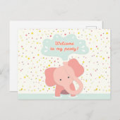 ようこそパーティー ポストカード (正面/裏面)