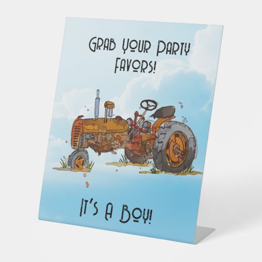 ようこそパーティー 台座サイン (正面)