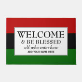 ようこそパ賛美ン・アフリカ ドアマット (正面)