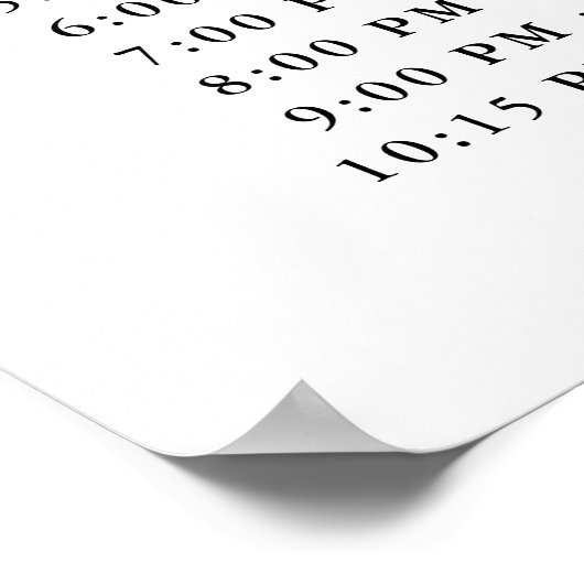 ようこそフェイク金ゴールドのイベントの結婚順序 ポスター (角)