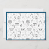 ようこそフォトスクリプトブルー統計誕生 案内状 (裏面)