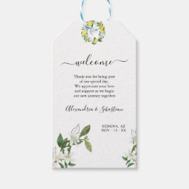 ようこそフローラ結婚式の引き出物ギフトラベル ギフトタグ