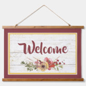 ようこそフローラ 吊り下げ型タペストリー (正面)