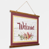 ようこそフローラ 吊り下げ型タペストリー (傾斜あり)