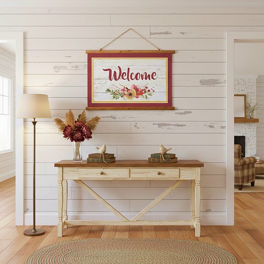 ようこそフローラ 吊り下げ型タペストリー