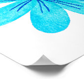 ようこそブライダルシャワーパーソナライズされた標識 ポスター (角)