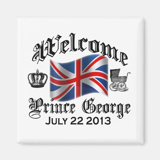 ようこそプリンス・ジョージ7月22日 マグネット (正面)