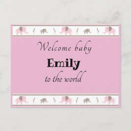 ようこそベビーはがき ポストカード