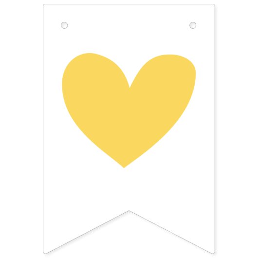 ようこそベビーイエローグレーエレファントシャワースプリンクル バンティングフラッグ (第1の旗)