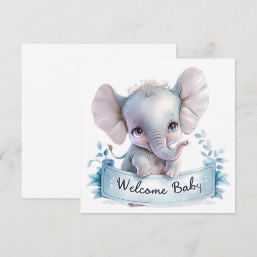 ようこそベビーカード (正面/裏面)