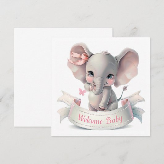 ようこそベビーカード (正面/裏面)