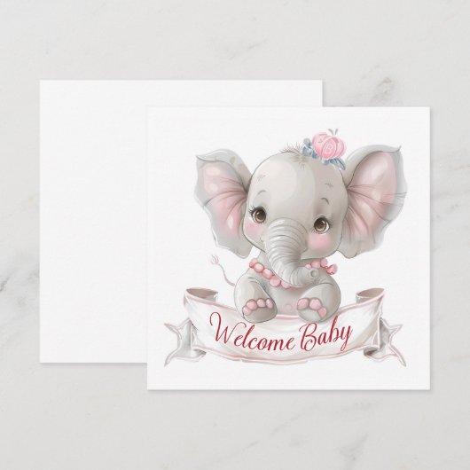 ようこそベビーカード (正面/裏面)