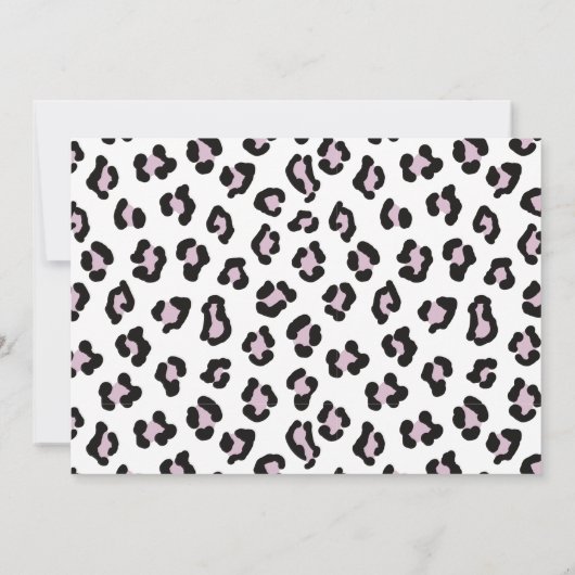 ようこそベビーガール写真誕生のお知らせ 招待状 (裏面)