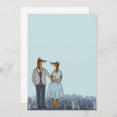 ようこそベビーシャワー/男の赤ちゃんアナウンス 招待状 (正面/裏面)