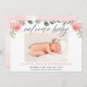 ようこそベビーユーカリフローラ誕生の発表 (正面/裏面)