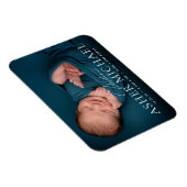 ようこそベビー誕生写真発表少年マグネット マグネット (右側)