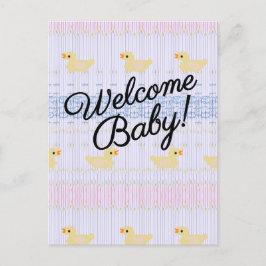 ようこそベビー インビテーションポストカード