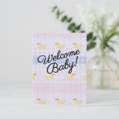 ようこそベビー インビテーションポストカード (スタンド正面)