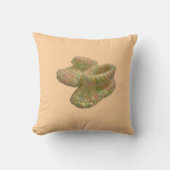 ようこそベビー!クロシェベビーシューズ枕！ クッション (正面)