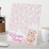 ようこそベビー!シャワーサイネージ 台座サイン (インサイチュ)