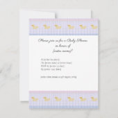 ようこそベビー 招待状 (裏面)