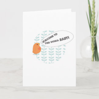 ようこそベビー! 案内状