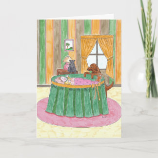 ようこそベビー 案内状