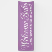 ようこそベビー 横断幕 (縦)