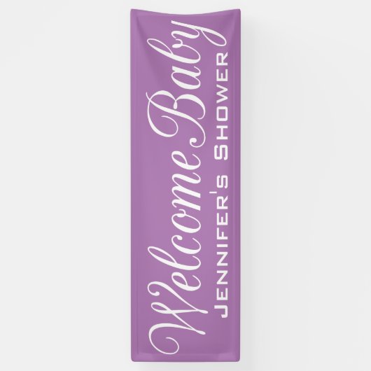 ようこそベビー 横断幕 (縦)