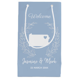 ようこそペンシルバニア結婚式の引き出物カスタムへ   スモールペーパーバッグ