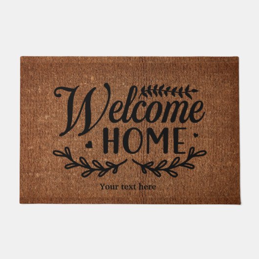 ようこそホーム形式 ドアマット (正面)