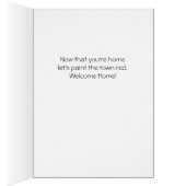 ようこそホーム絵を描町の赤カード (内側 (右))