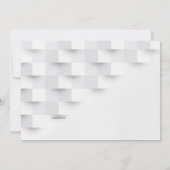 ようこそホーム養子縁組の写真の告知 招待状 (裏面)