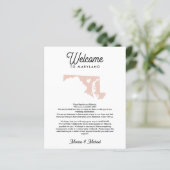 ようこそメリーランドの手紙と旅程ANY COLOR (スタンド正面)