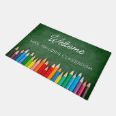 ようこそモダンスクリプト先生教室 ドアマット (アングル)