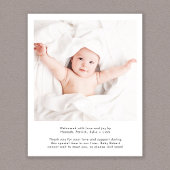 ようこそモダンスクリプト4写真の誕生のお知らせ