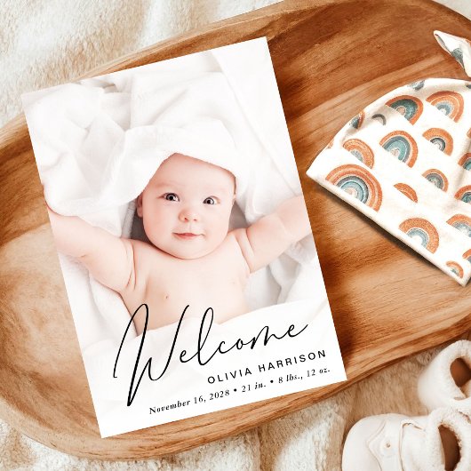 ようこそモダンフォトコラージュ誕生 案内状