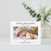 ようこそモダン書道の誕生のお知らせ ポストカード (スタンド正面)