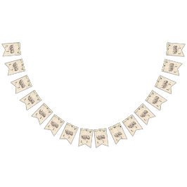 ようこそラマダン、アラビア書道 バンティングフラッグ