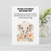 ようこそリトル・ミラクル! – ベビーシャワーパーティー 招待状 (スタンド正面)