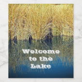 ようこそレイクウォーターリフレクションハウスゲスト ワインラベル (シングルラベル)