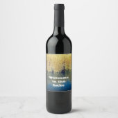 ようこそレイクウォーターリフレクションハウスゲスト ワインラベル (正面)