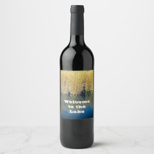 ようこそレイクウォーターリフレクションハウスゲスト ワインラベル (正面)