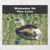 ようこそレイクグレブウォーターリフレクションゲスト ビールラベル (シングルラベル)