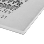 ようこそレイクハウスカスタム文字 カッティングボード (角)