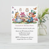 ようこそワンダーランドの最初の誕生日パーティー 招待状 (スタンド正面)